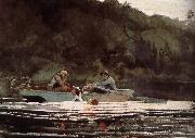 Winslow Homer The final hunting trip USA oil painting artist